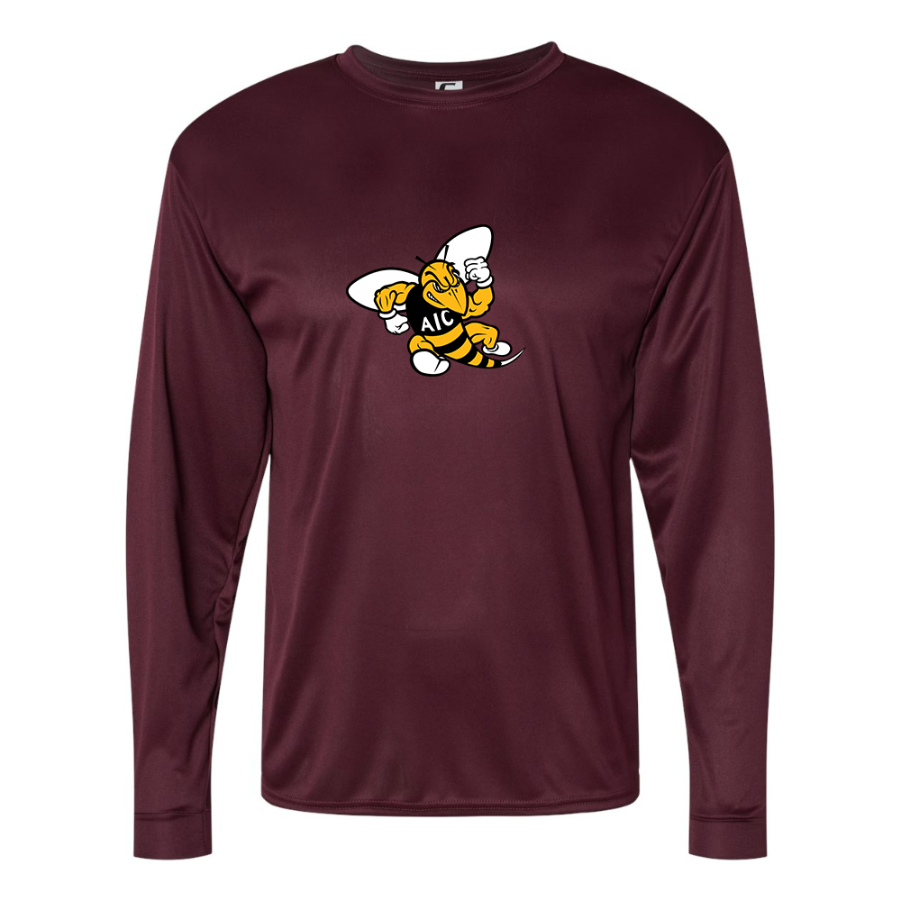 Men's AIC Yellow Jackets  Performance Long Sleeve T-Shirt