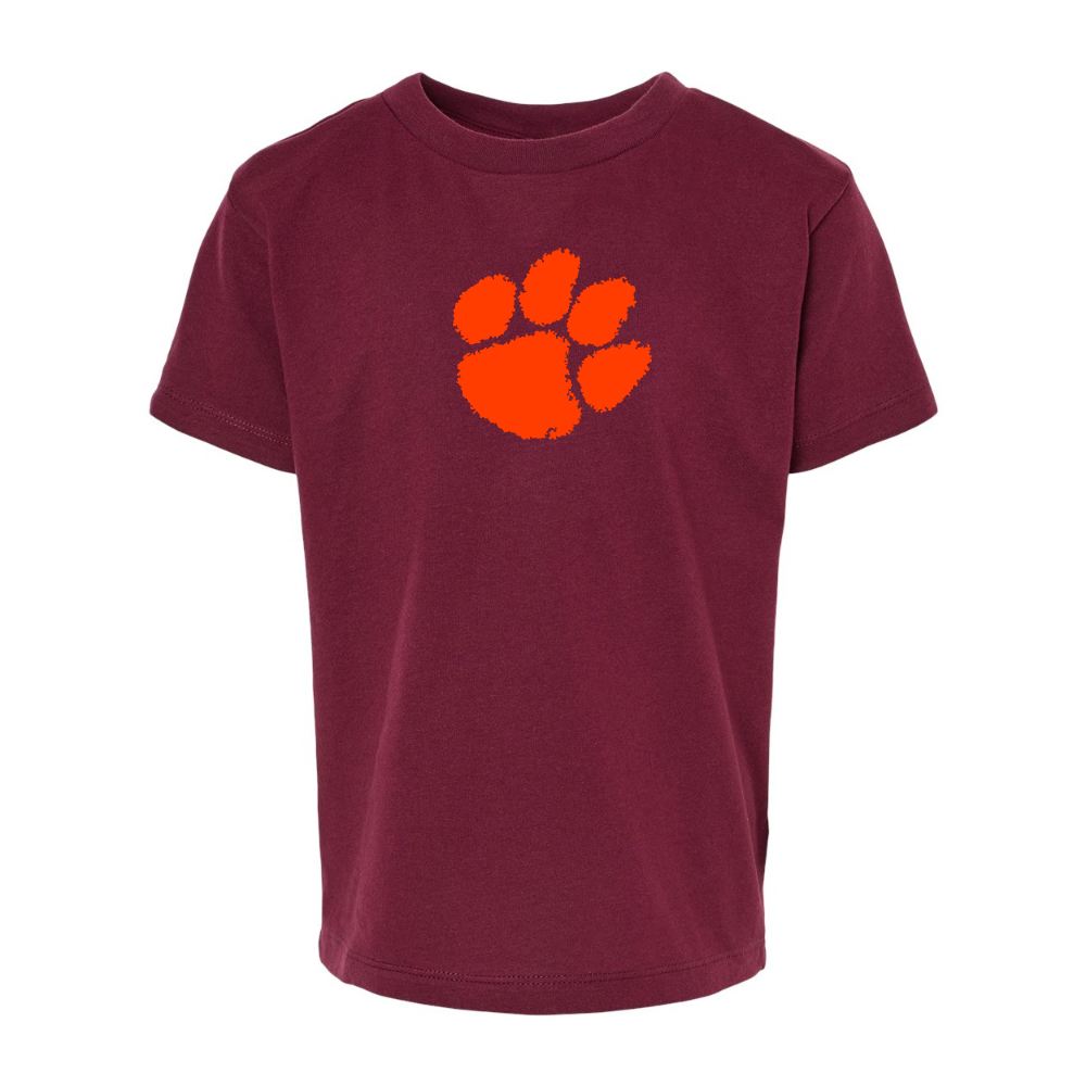 Clemson Tigers BELLA  CANVAS Toddler Jersey Tee