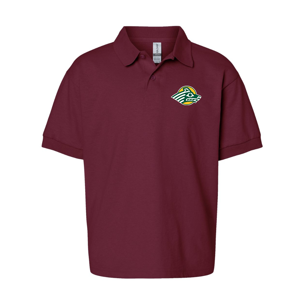 Youth Alaska Anchorage Seawolves  Gildan Dry Blend Jersey Polo