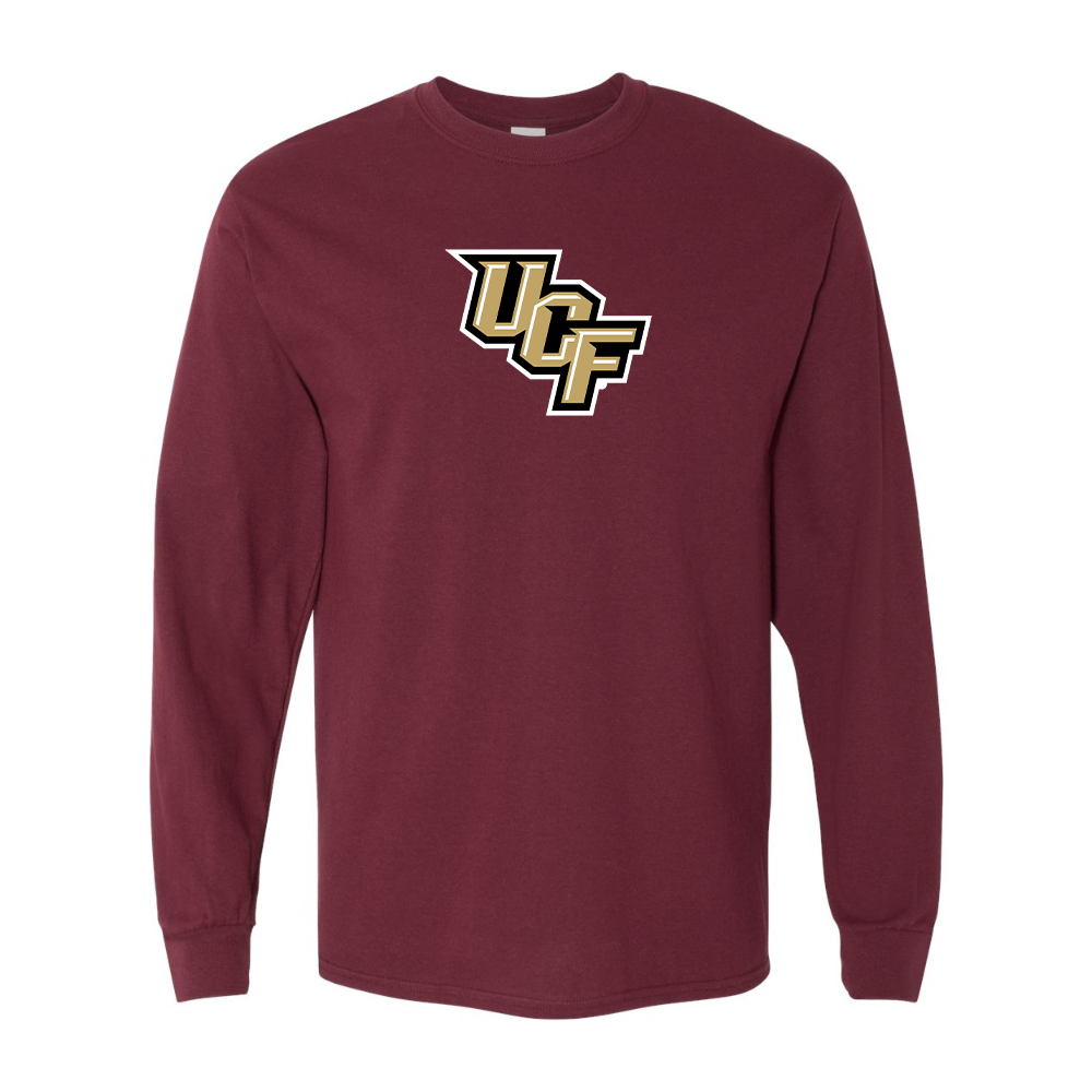 Men's Central Florida Knights   Gildan Heavy Cotton Long Sleeve T-Shirt