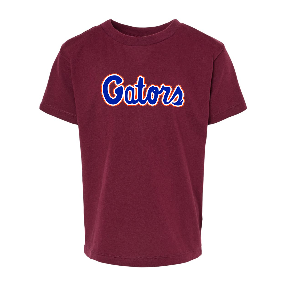 Florida Gators Script  BELLA  CANVAS Toddler Jersey Tee