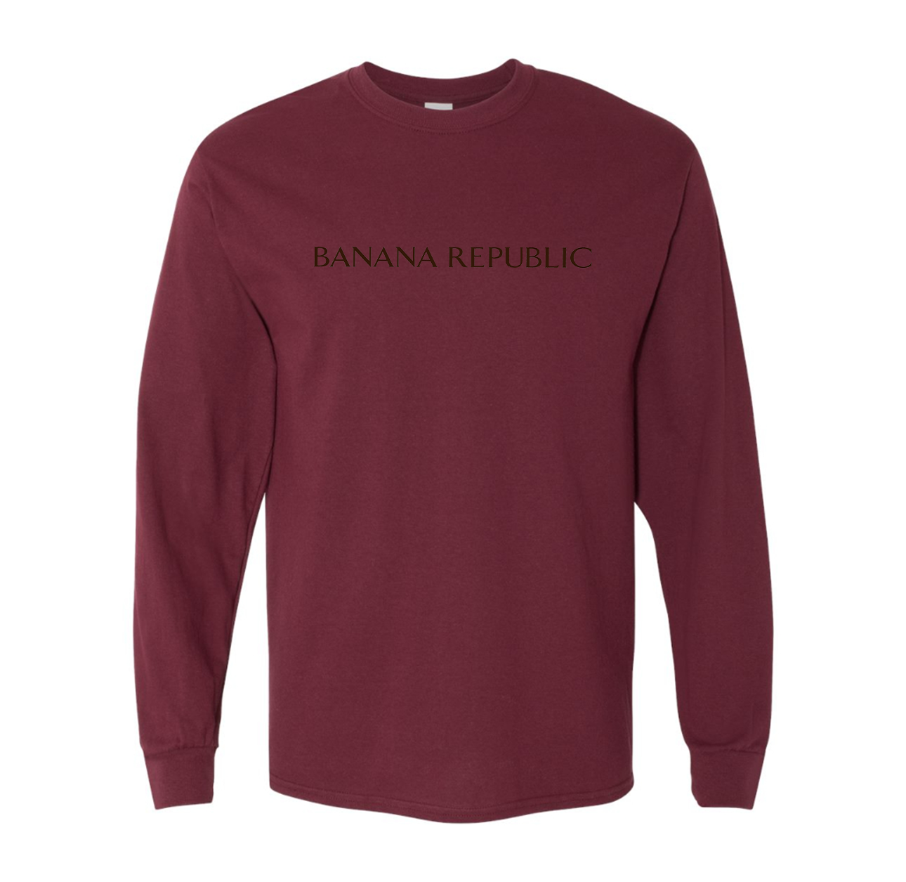 Men's Banana Republic Gildan Heavy Cotton Long Sleeve T-Shirt