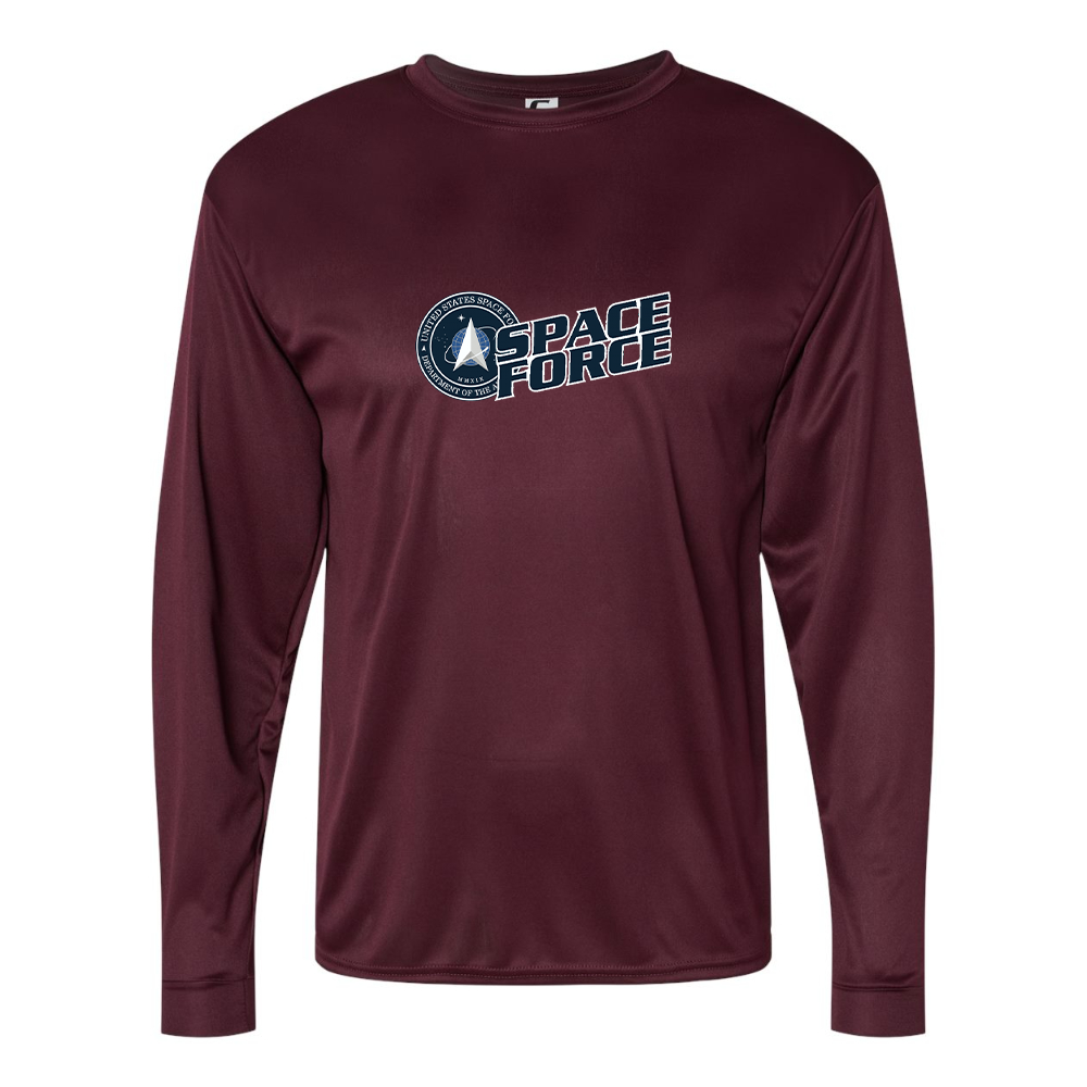 Men's  Space Force  Performance Long Sleeve T-Shirt