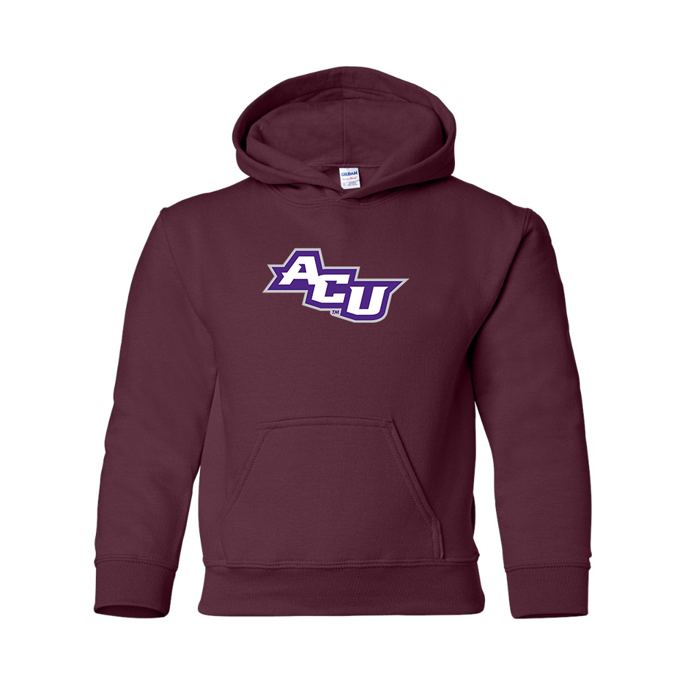 Youth Abilene Christian Wildcats  Gildan Heavy Blend  Hooded Sweatshirt