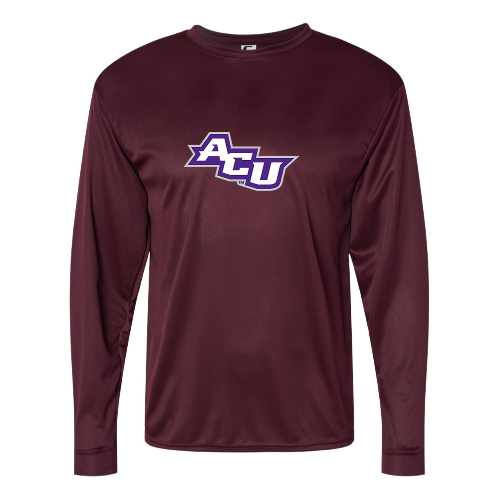 Men's Abilene Christian Wildcats   Performance Long Sleeve T-Shirt