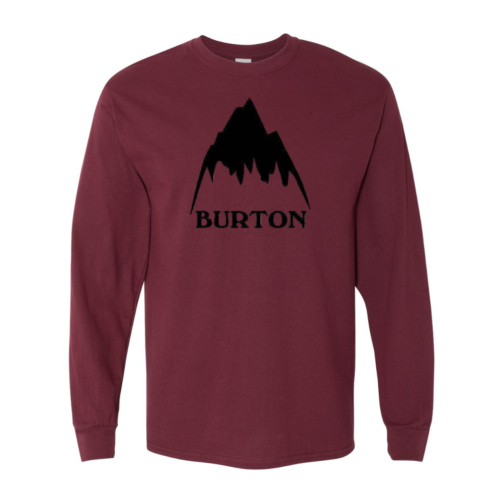 Men's  Burton Mountain  Gildan Heavy Cotton Long Sleeve T-Shirt