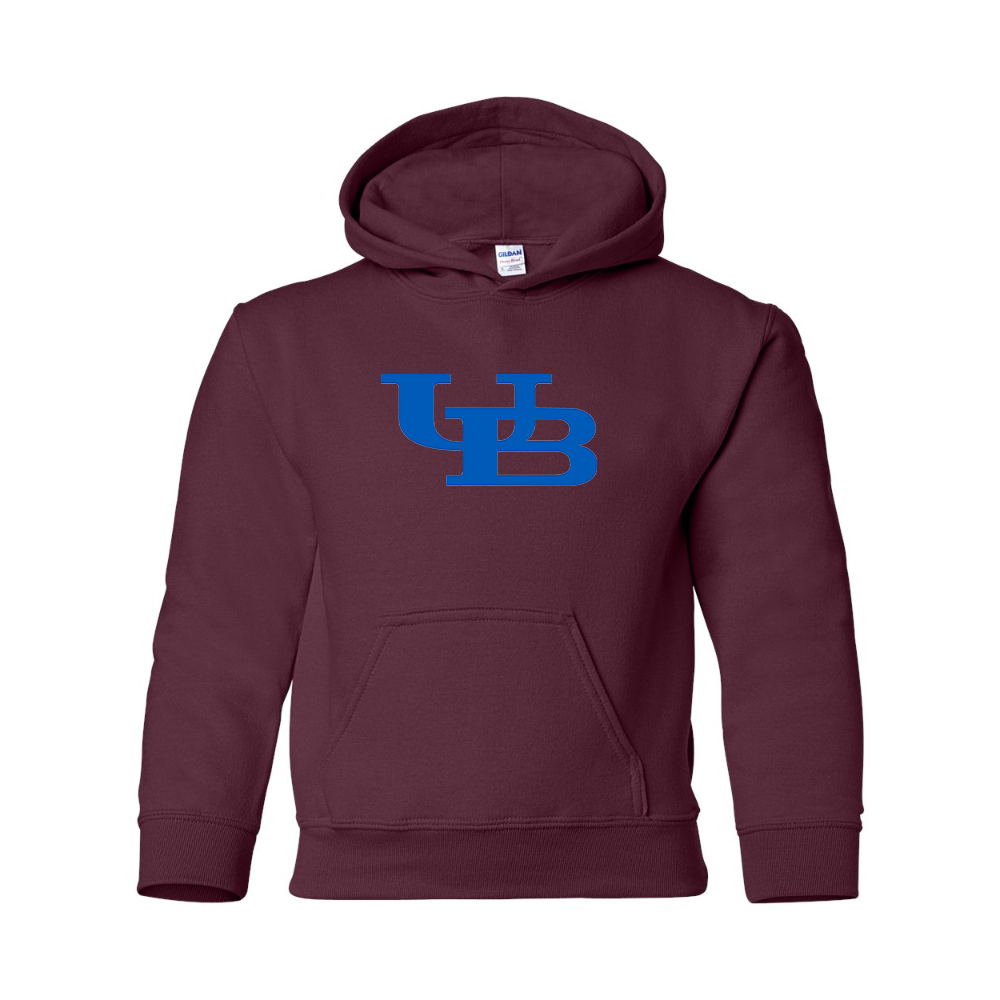 Youth  Buffalo Bulls   Gildan Heavy Blend  Hooded Sweatshirt