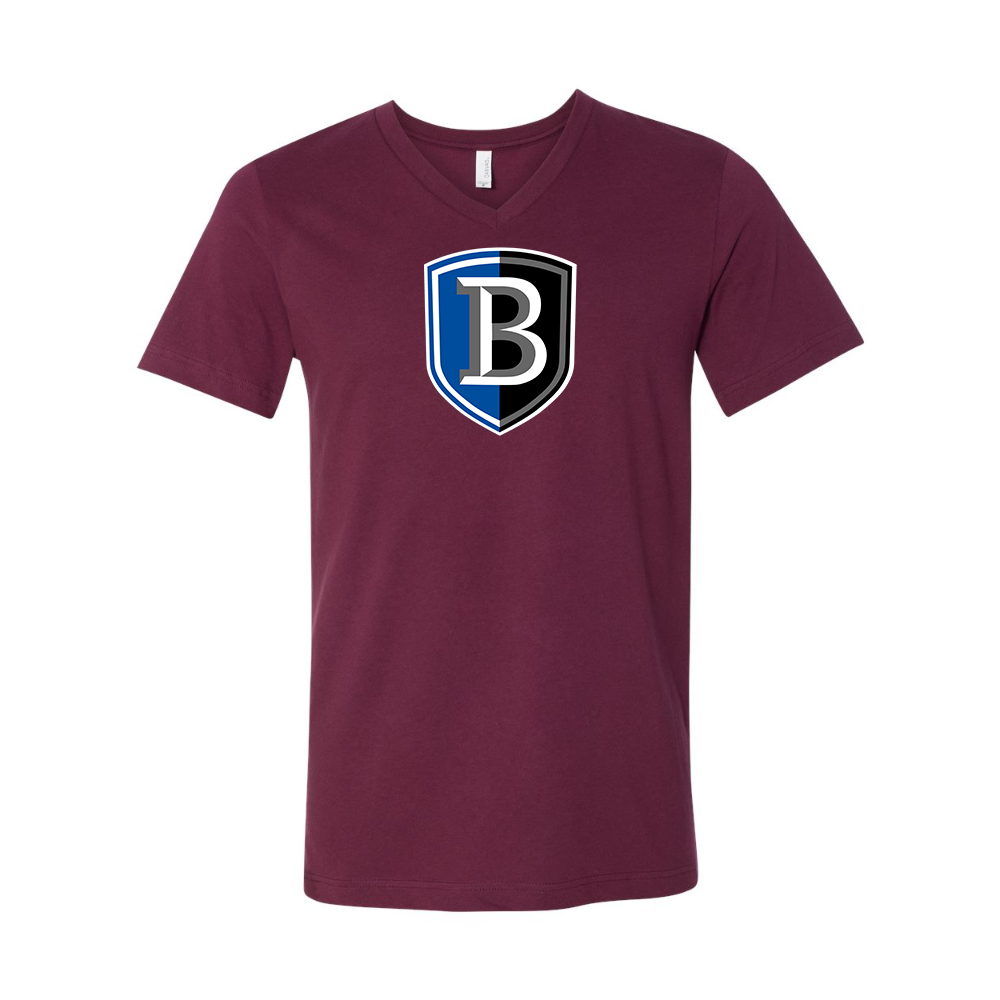 Bentley Falcons BELLA  CANVAS - Jersey V-Neck T-Shirt