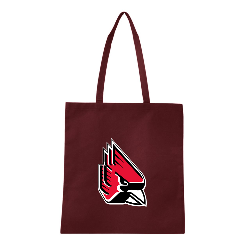 The   Ball State Cardinals Q-Tees Non-Woven  Tote