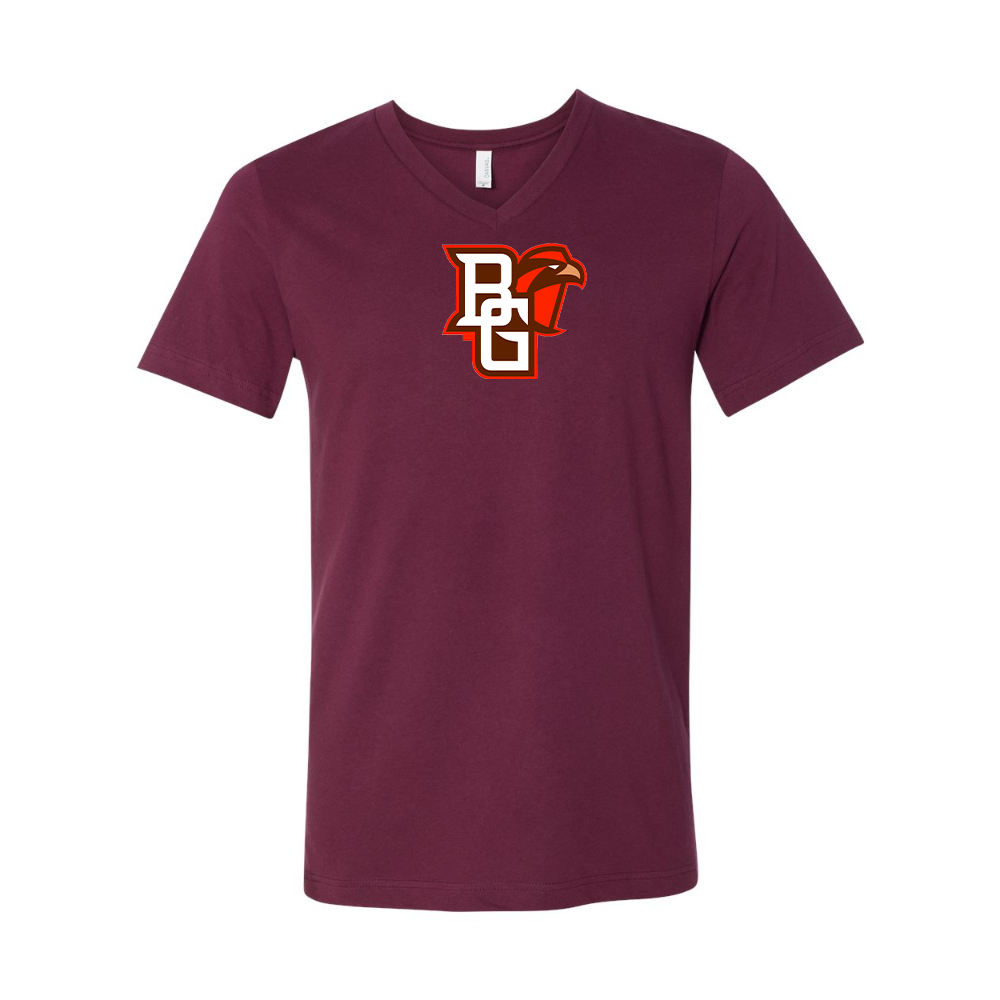 Bowling Green Falcons   BELLA  CANVAS - Jersey V-Neck T-Shirt