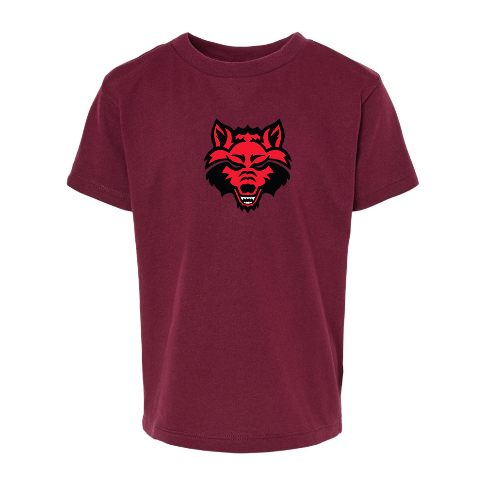 Arkansas State Red Wolves BELLA  CANVAS Toddler Jersey Tee
