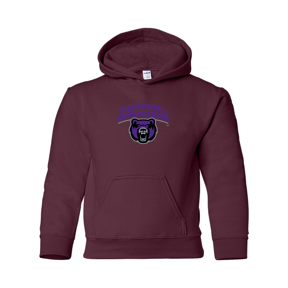 Youth Central Arkansas Bears   Gildan Heavy Blend  Hooded Sweatshirt