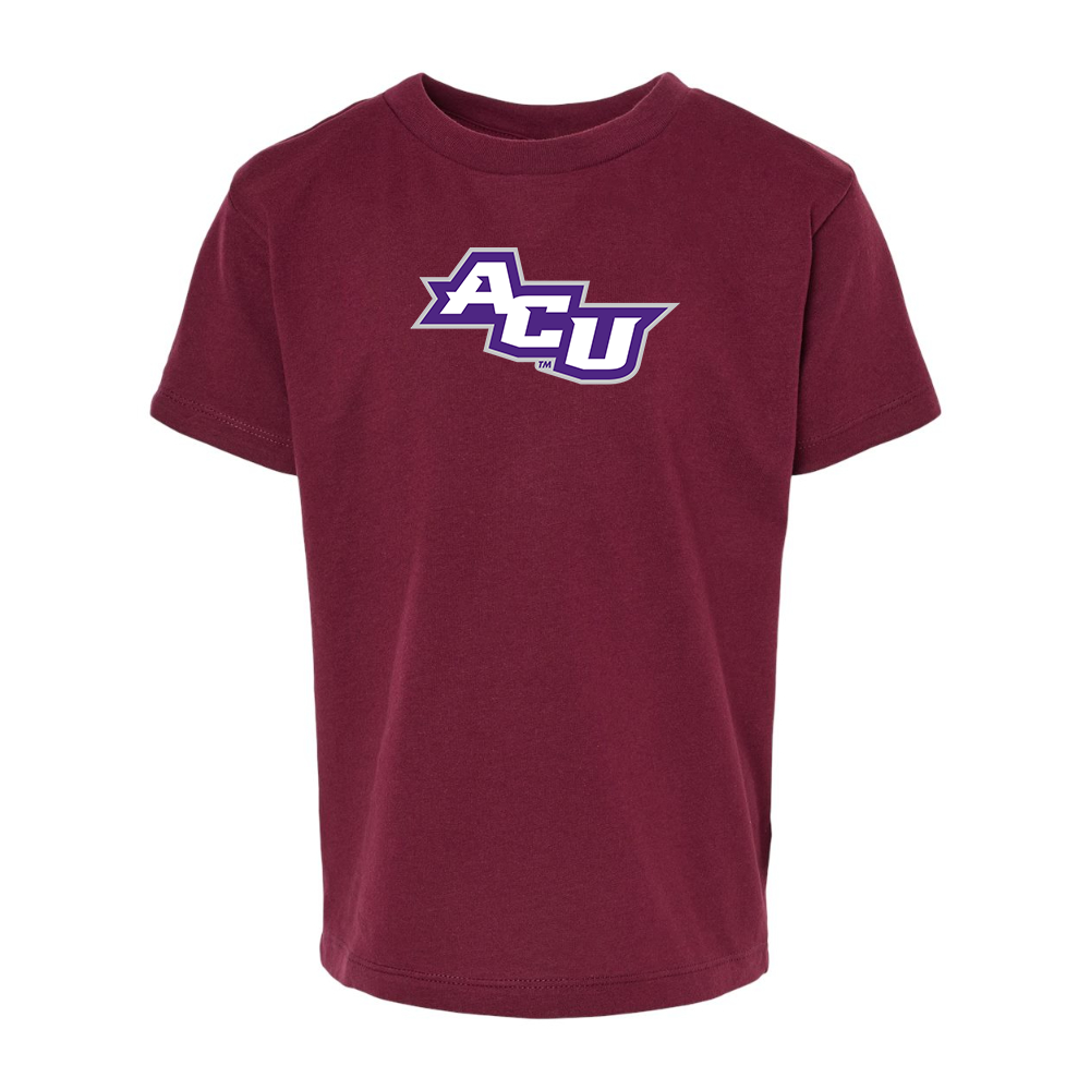 Abilene Christian Wildcats  BELLA  CANVAS Toddler Jersey Tee
