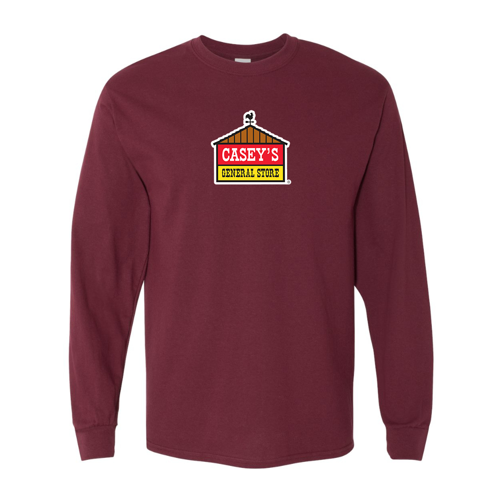 Men's Casey's General Store  Gildan Heavy Cotton Long Sleeve T-Shirt