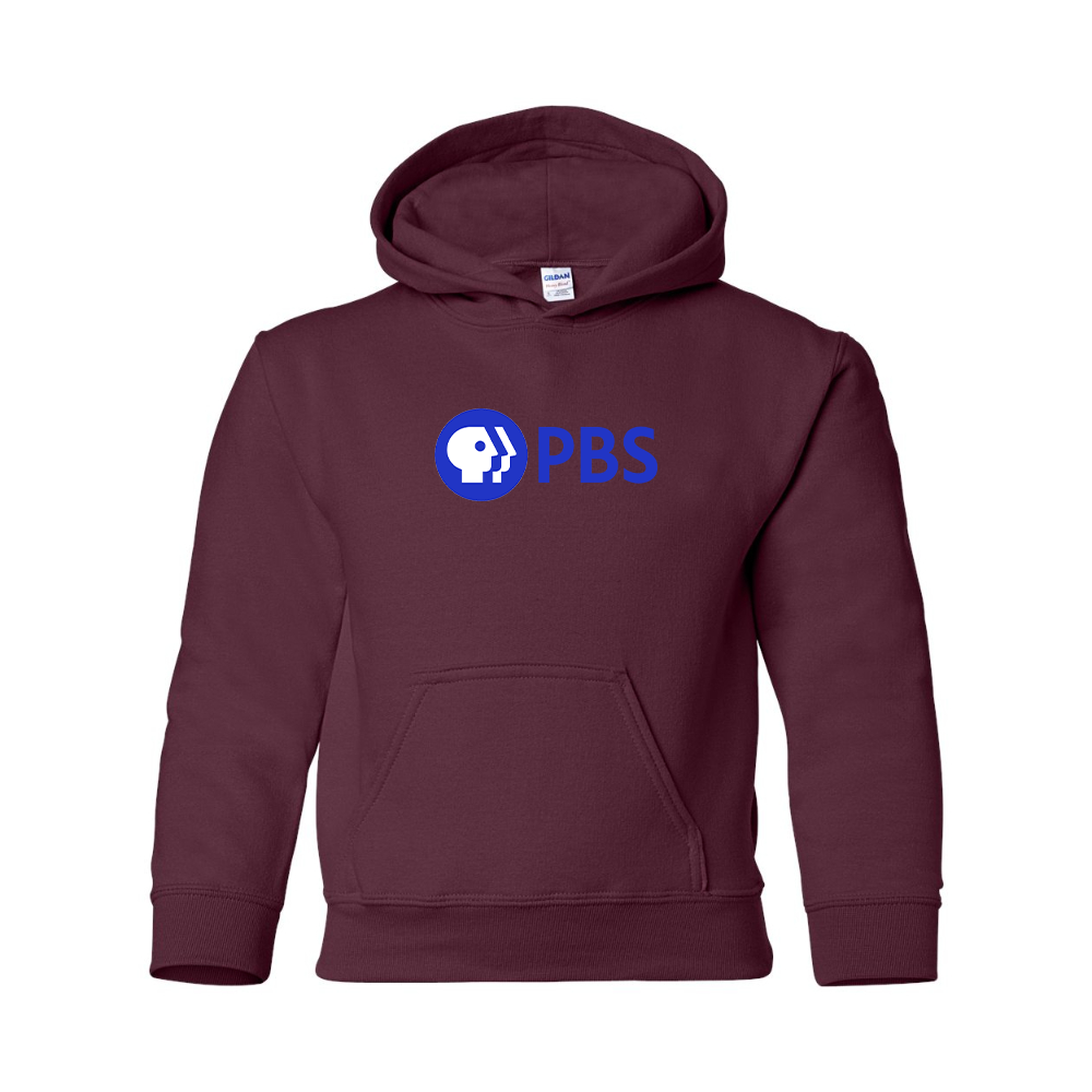 Youth  PBS Blue Gildan Heavy Blend  Hooded Sweatshirt