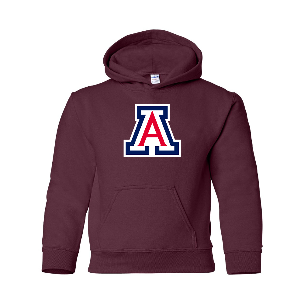Youth  Arizona Wildcats Gildan Heavy Blend  Hooded Sweatshirt