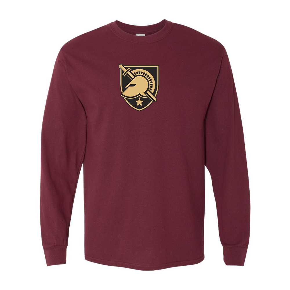 Men's  Army Black Knights  Gildan Heavy Cotton Long Sleeve T-Shirt