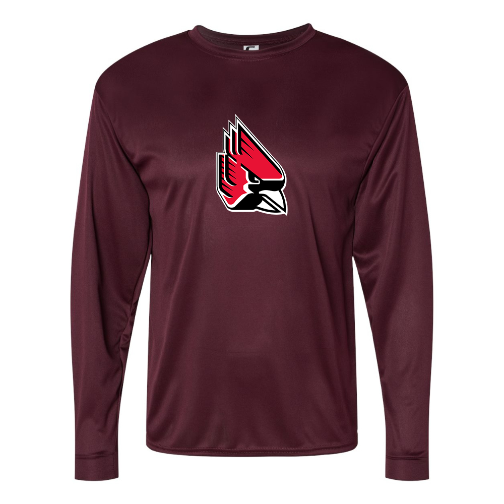 Men's Ball State Cardinals Performance Long Sleeve T-Shirt
