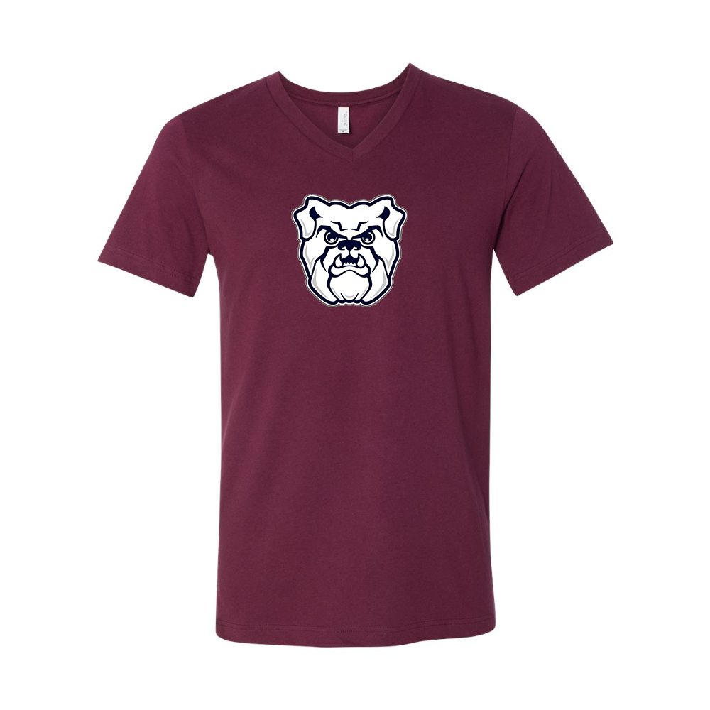 Butler Bulldogs BELLA  CANVAS - Jersey V-Neck T-Shirt