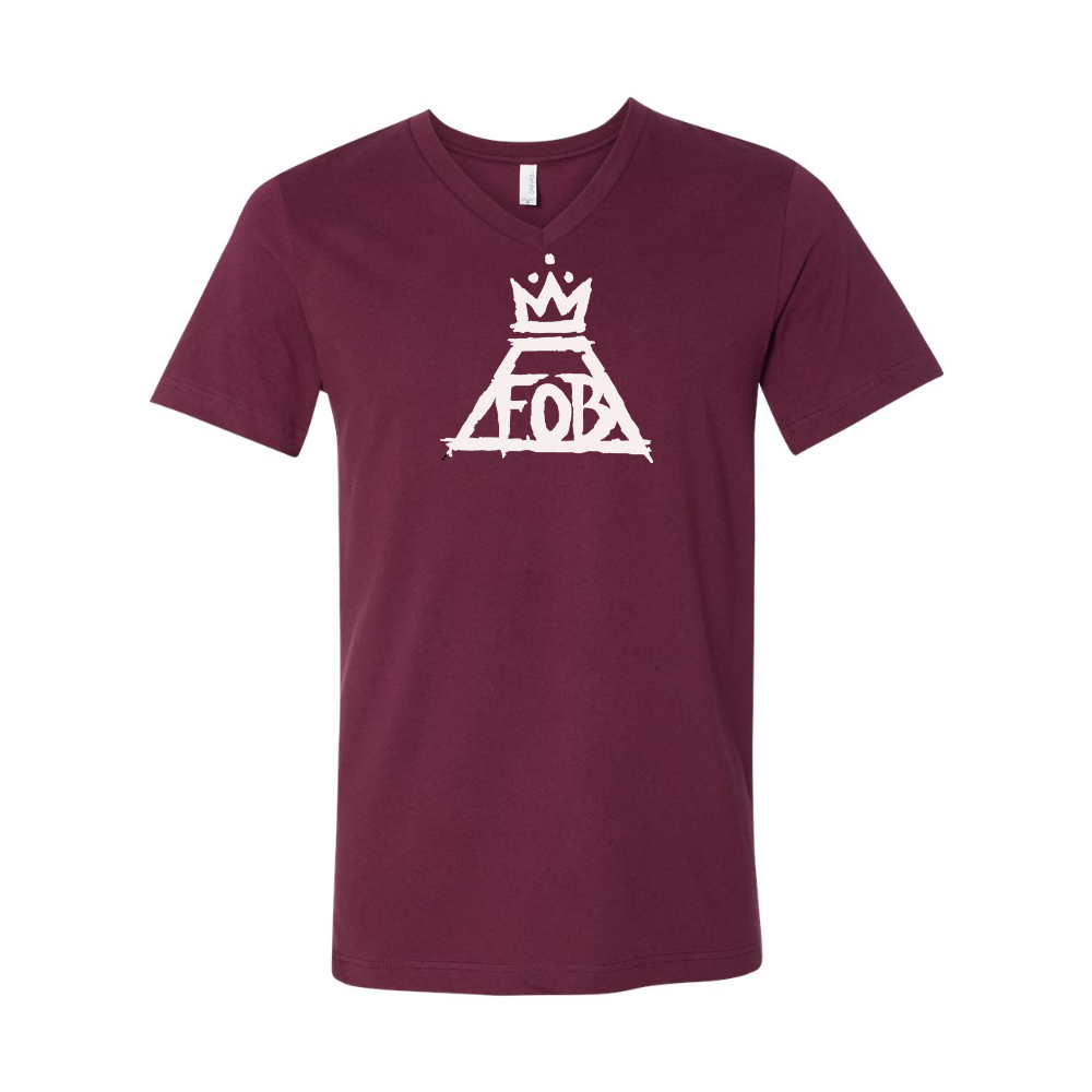 Fall Out Boy BELLA  CANVAS - Jersey V-Neck T-Shirt