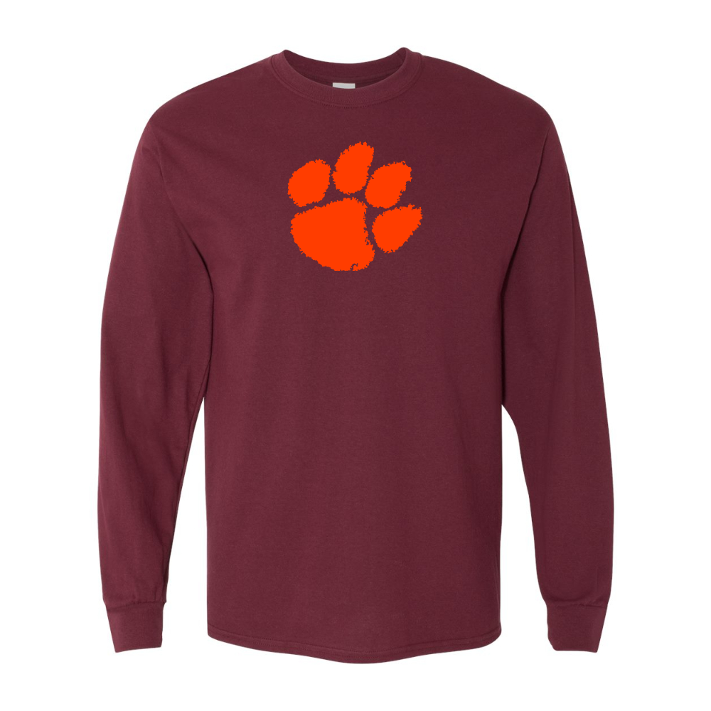 Men's Clemson Tigers Gildan Heavy Cotton Long Sleeve T-Shirt