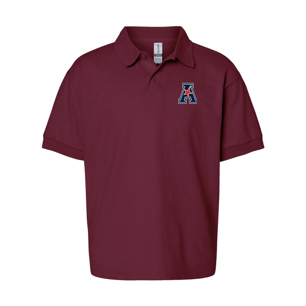 Youth    American Athletic Conference  Gildan Dry Blend Jersey Polo