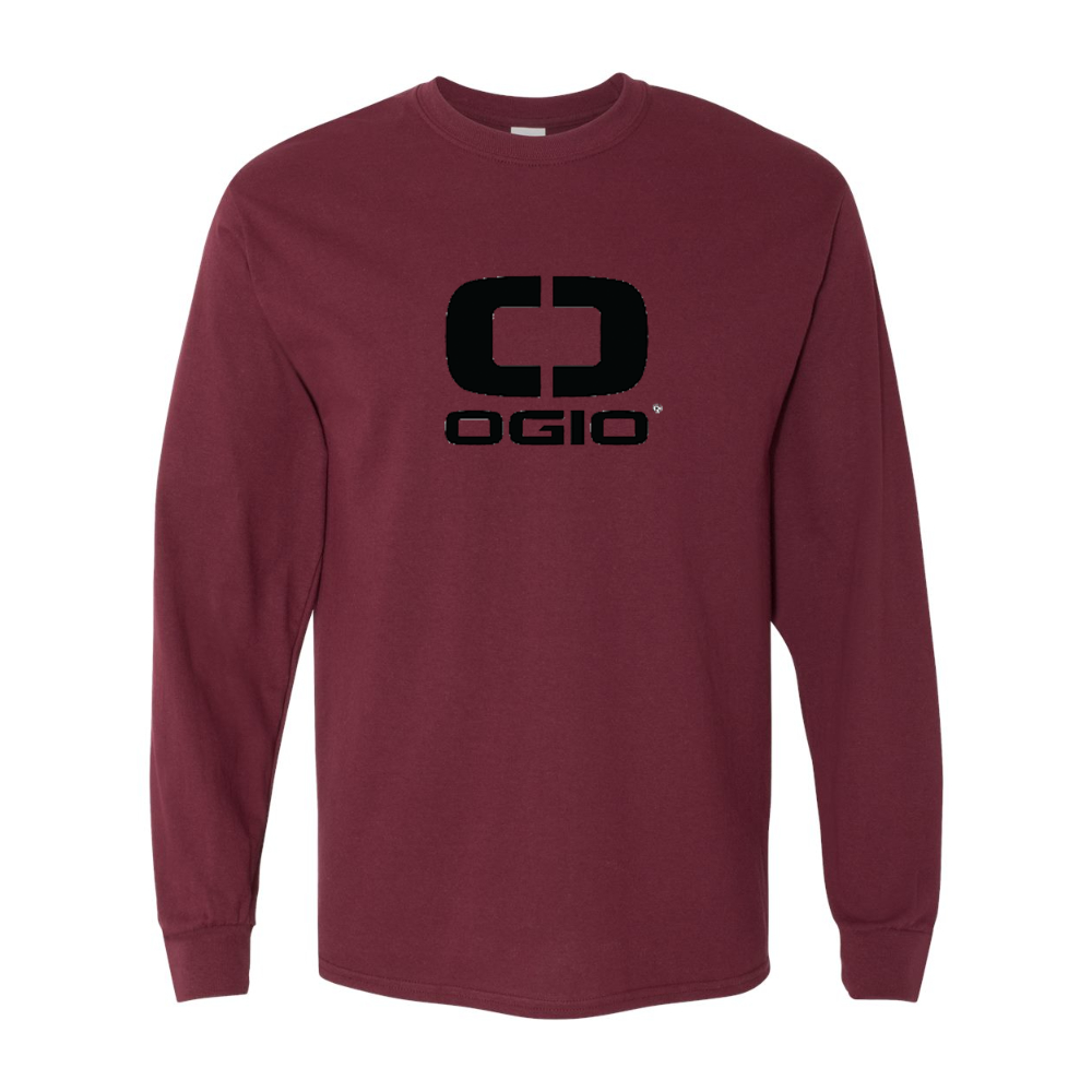 Men's Ogio Vertical   Gildan Heavy Cotton Long Sleeve T-Shirt