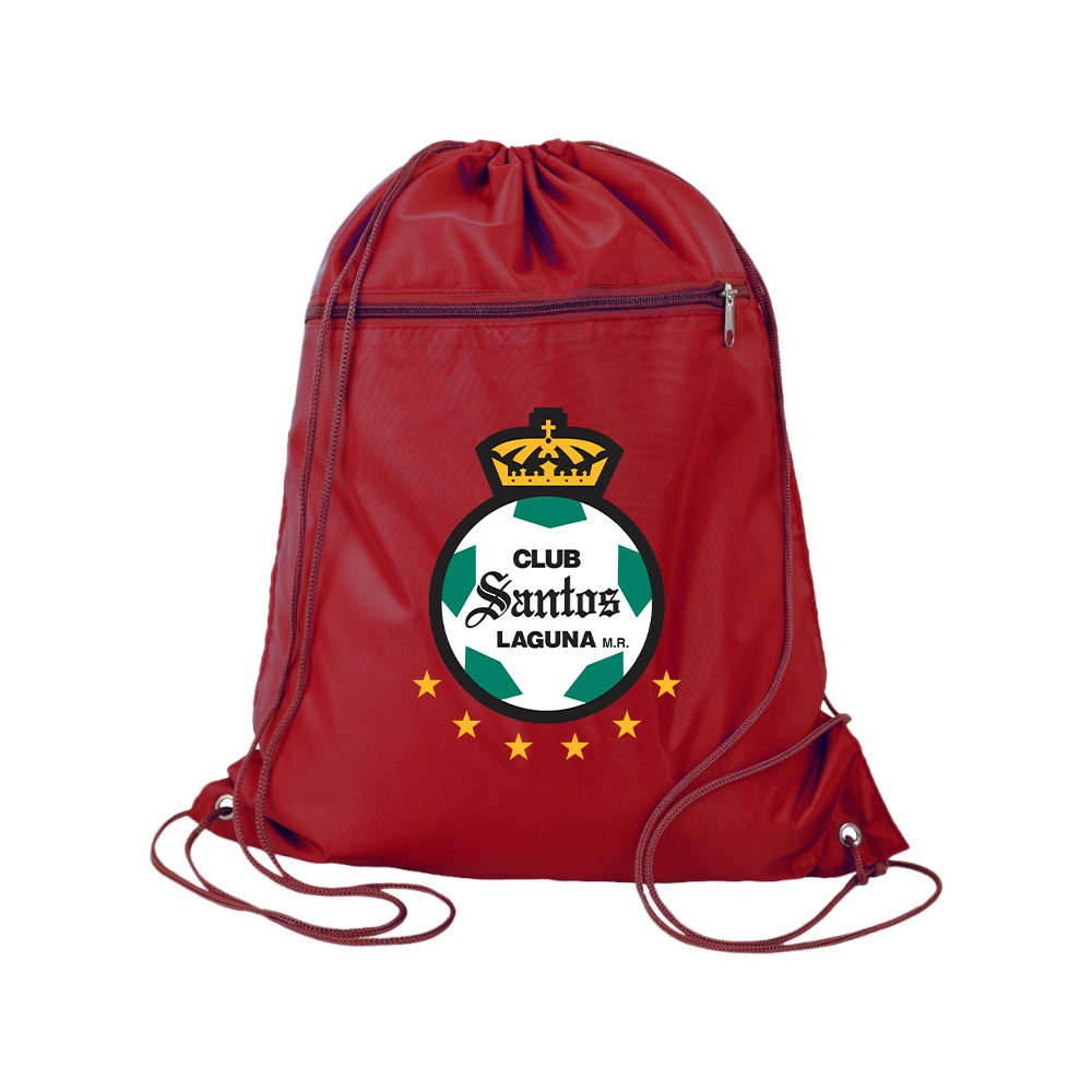 Santos Laguna Soccer Q-Tees - Polyester Cinchpack