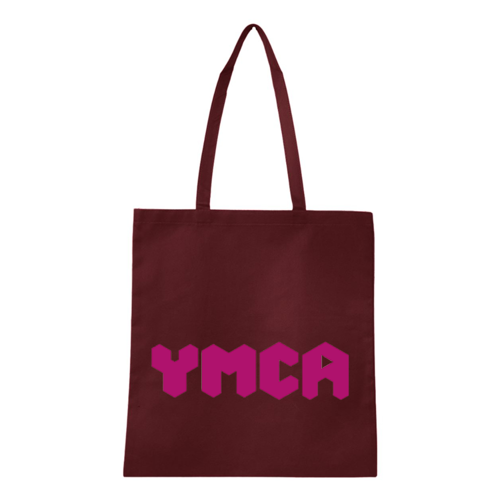 YMCA Mauve Q-Tees Non-Woven  Tote
