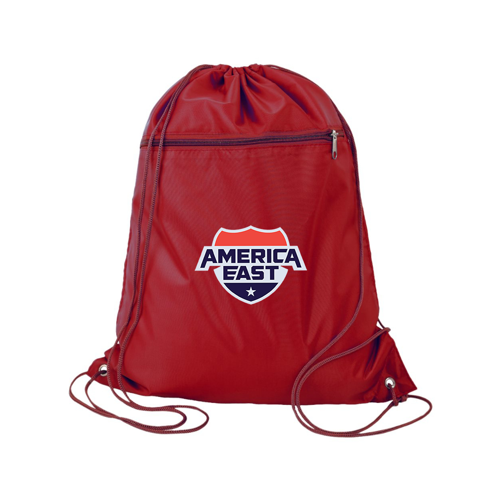 America East Conference Q-Tees - Polyester Cinchpack