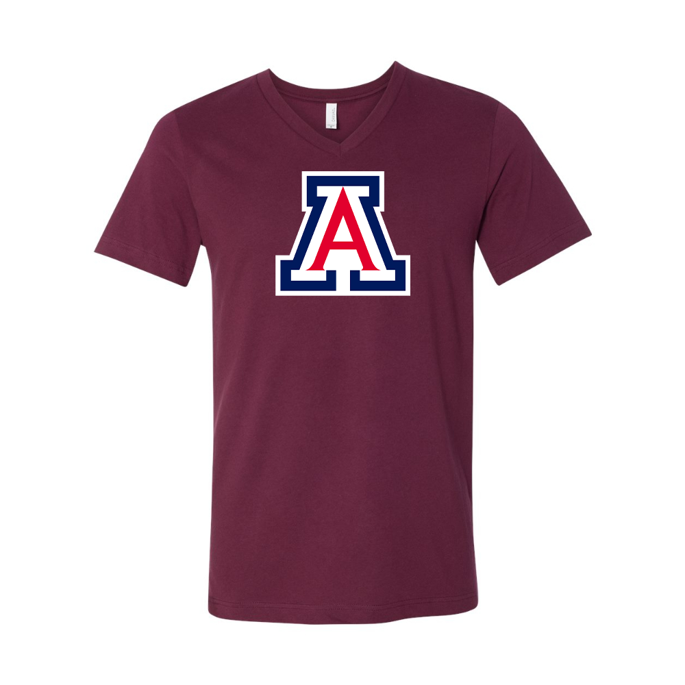 Arizona Wildcats  BELLA  CANVAS - Jersey V-Neck T-Shirt