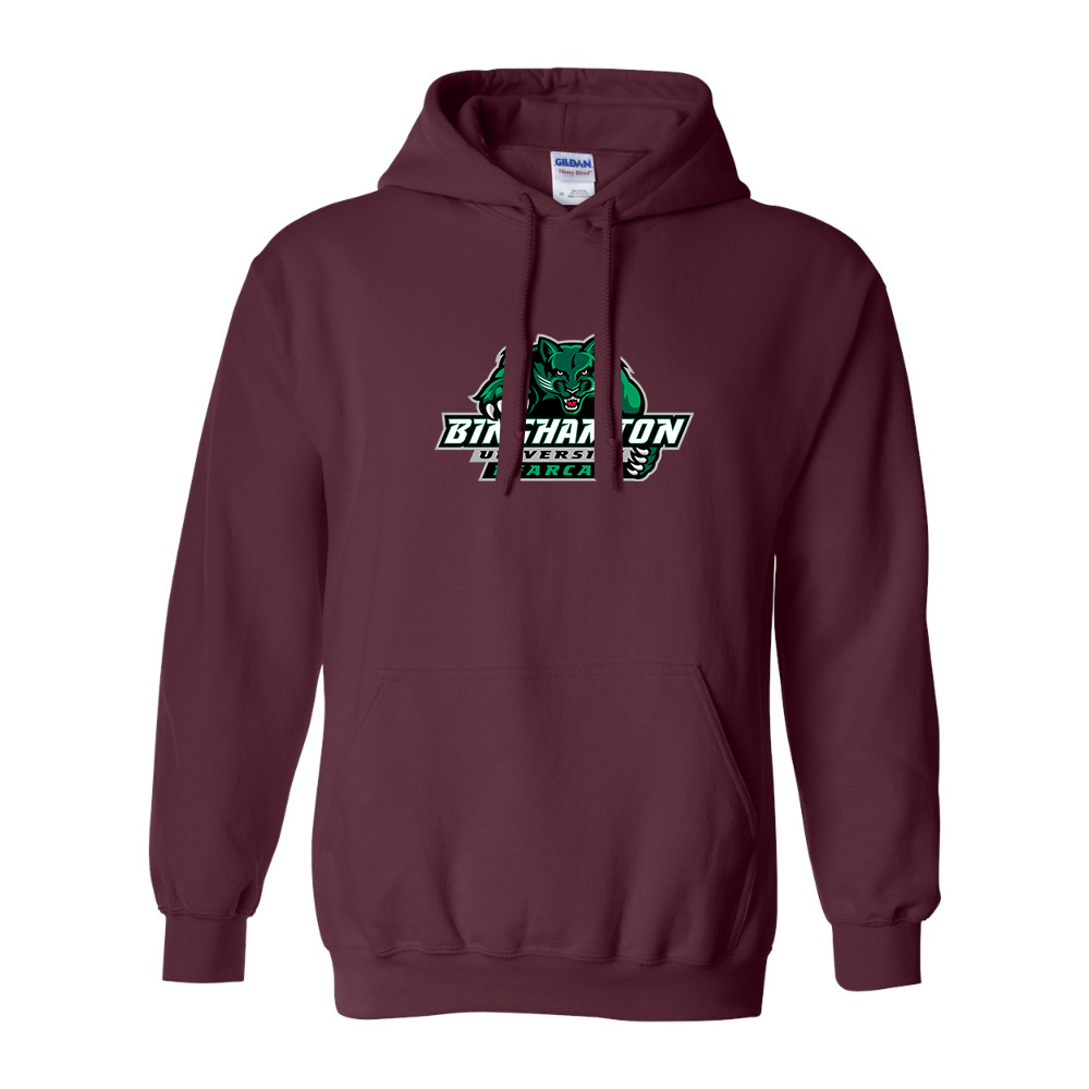 Men's Binghamton Bearcats  Gildan  Heavy Blend Hooded Sweatshirt