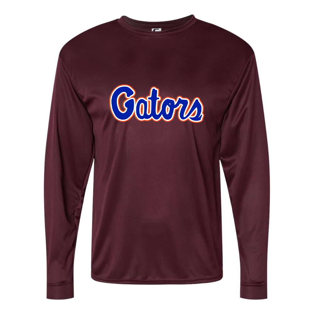 Men's Florida Gators Script Performance Long Sleeve T-Shirt