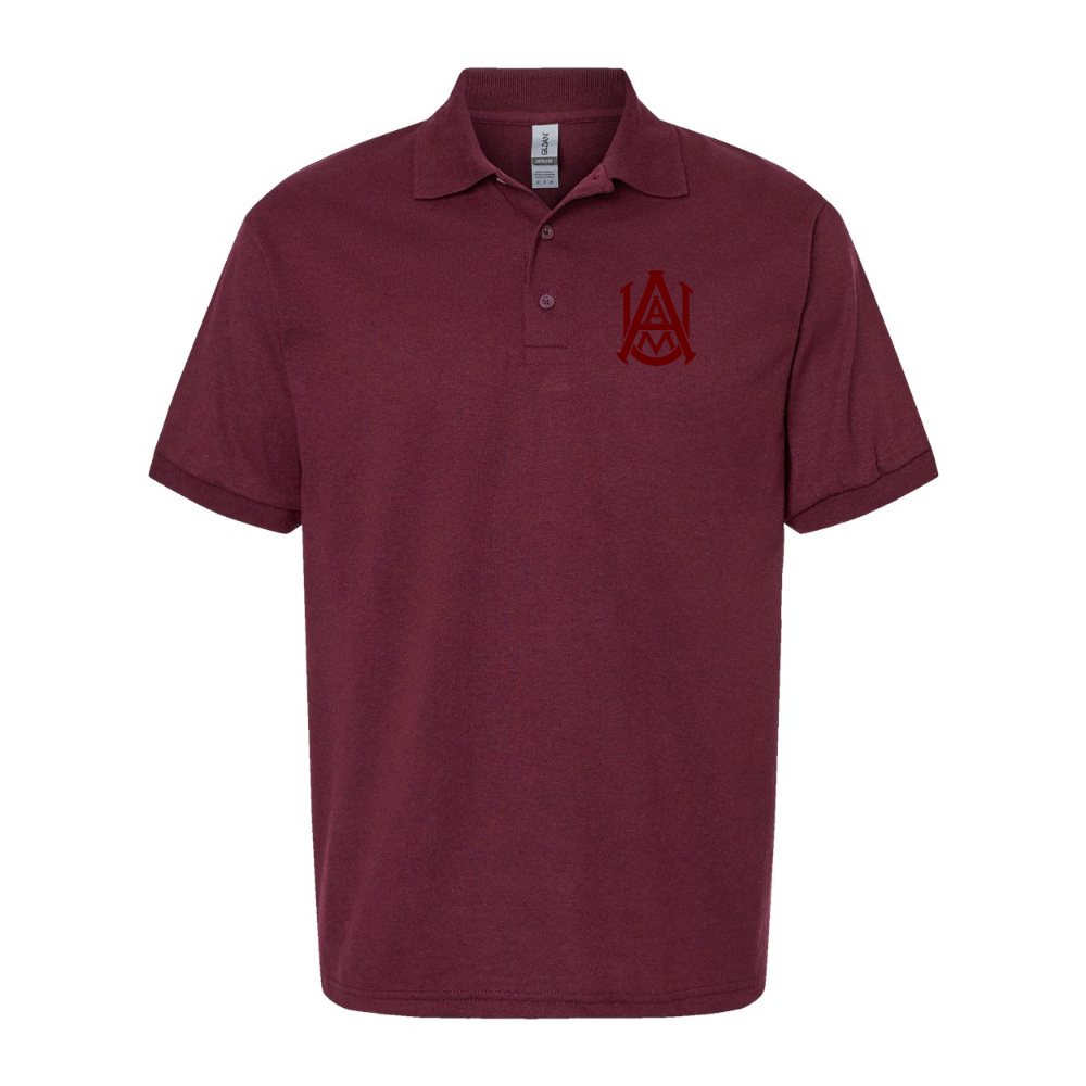 Men's Alabama AM Bulldogs Gildan Dry Blend Jersey Polo