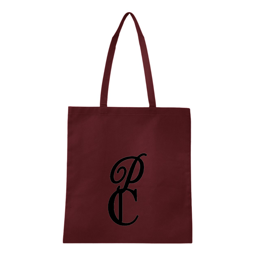 P & C Black  Q-Tees Non-Woven  Tote