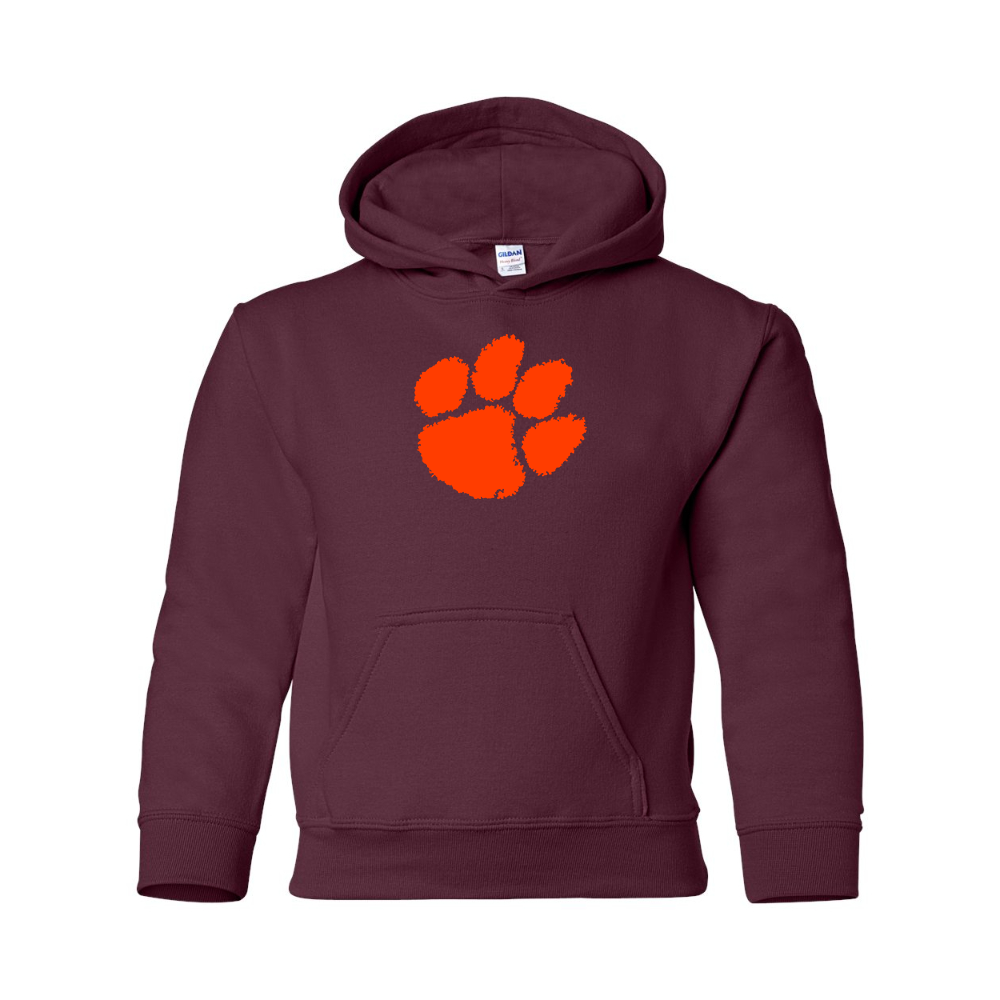 Youth Clemson Tigers Gildan Heavy Blend  Hooded Sweatshirt