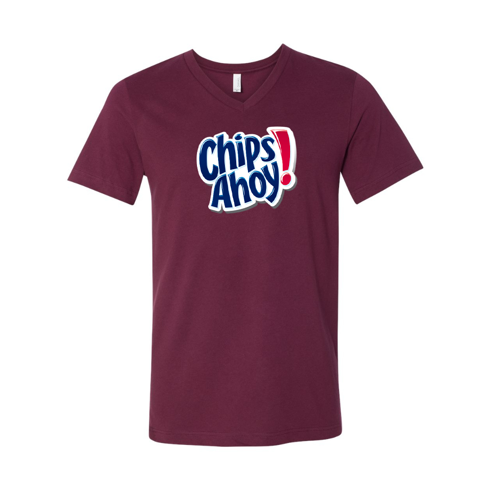 Chips Ahoy BELLA  CANVAS - Jersey V-Neck T-Shirt