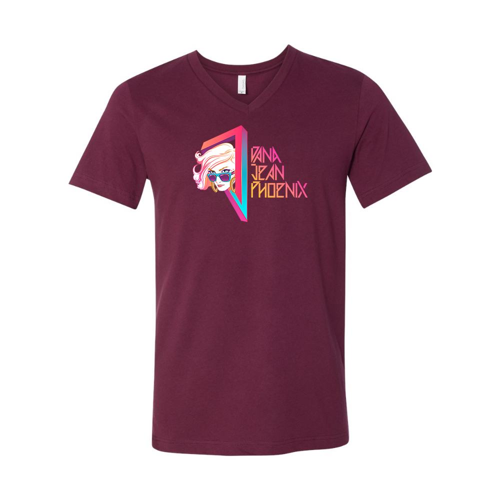 Dana Jean Phoenix BELLA  CANVAS - Jersey V-Neck T-Shirt