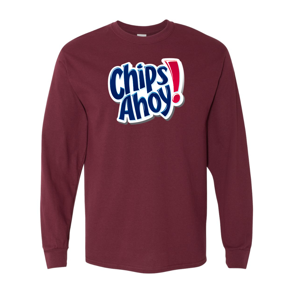 Men's Chips Ahoy Gildan Heavy Cotton Long Sleeve T-Shirt