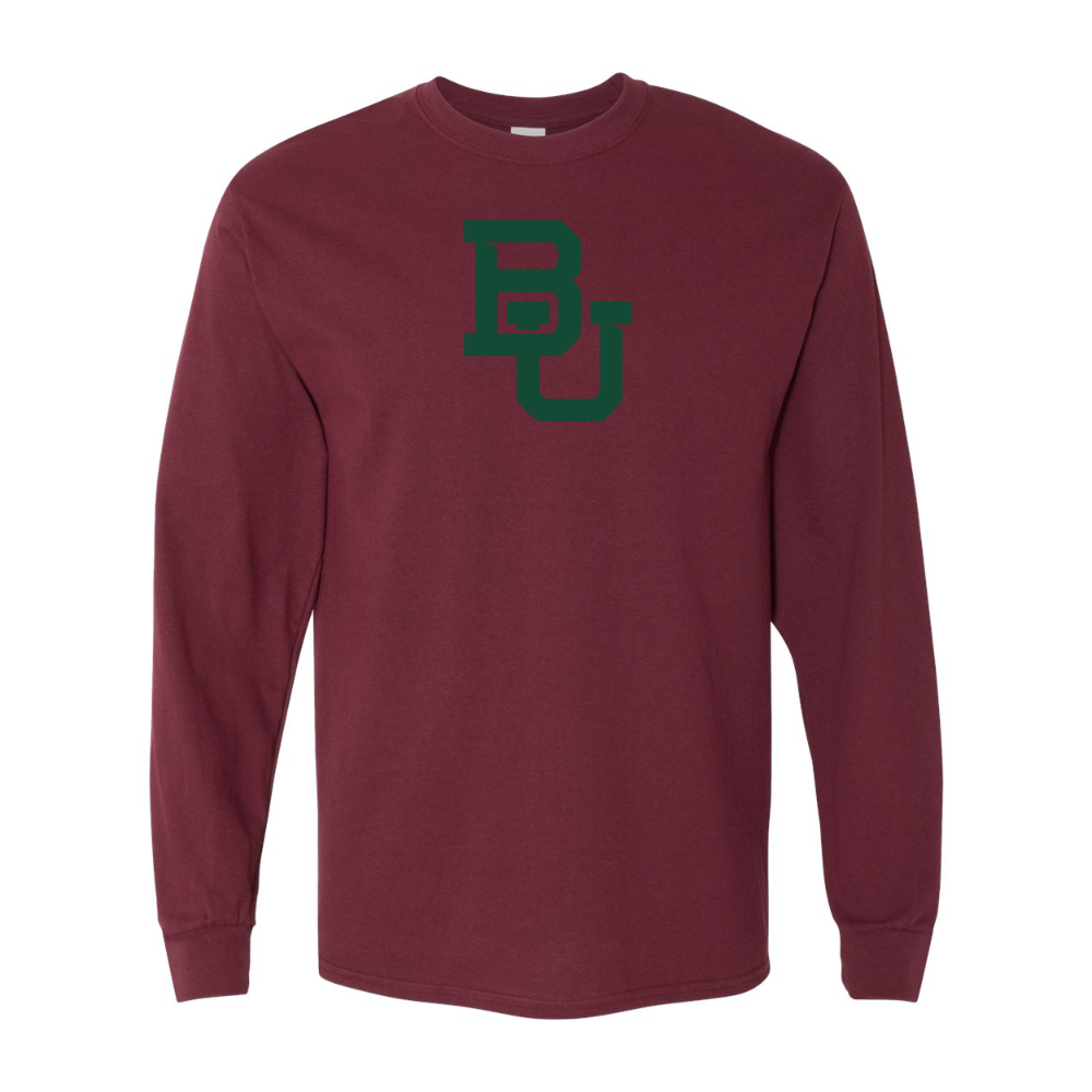 Men's  Baylor Bears Gildan Heavy Cotton Long Sleeve T-Shirt