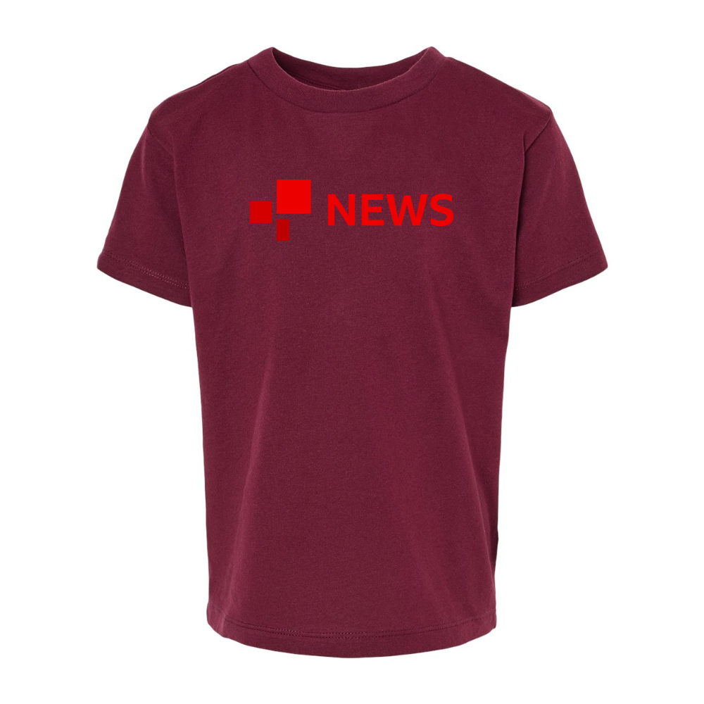 BBC News BELLA  CANVAS Toddler Jersey Tee