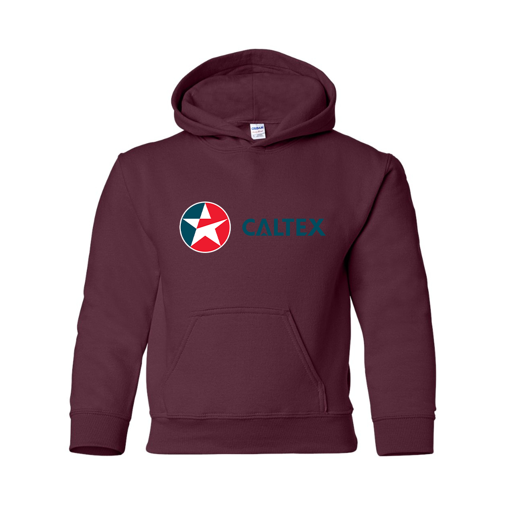Youth  Caltex Gas Station Gildan Heavy Blend  Hooded Sweatshirt