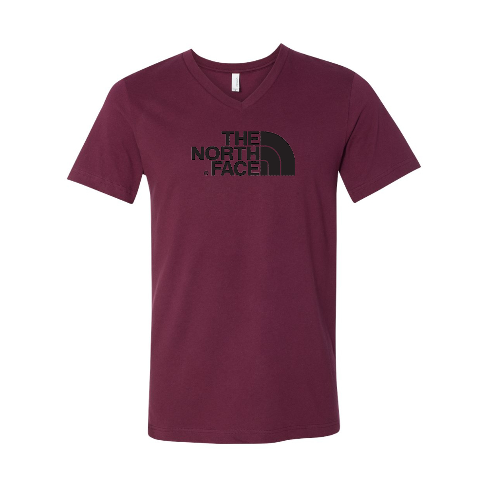 The North Face Black  BELLA  CANVAS - Jersey V-Neck T-Shirt