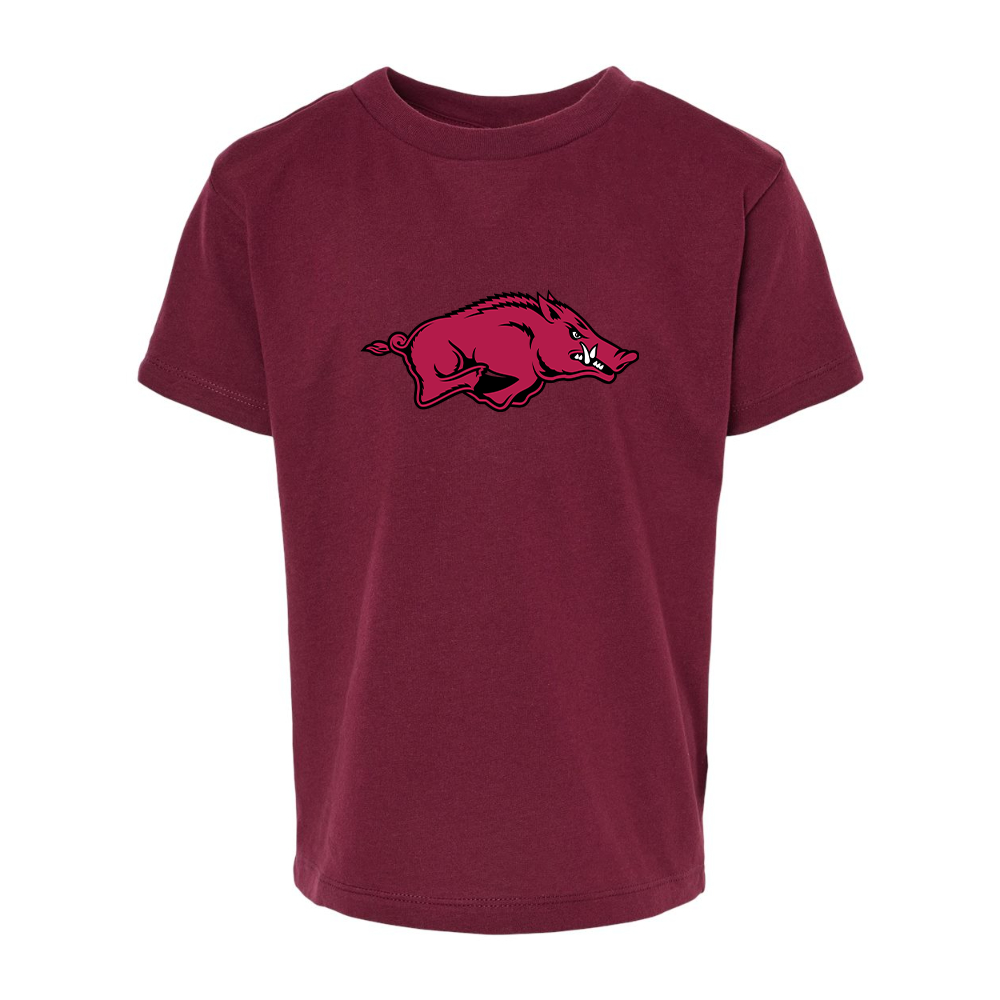 Arkansas Razorbacks BELLA  CANVAS Toddler Jersey Tee