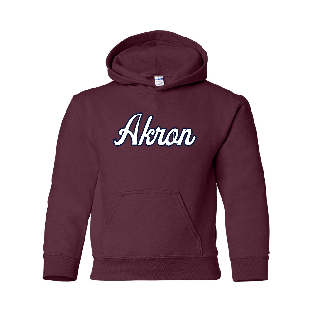 Youth Akron Zips Gildan Heavy Blend  Hooded Sweatshirt
