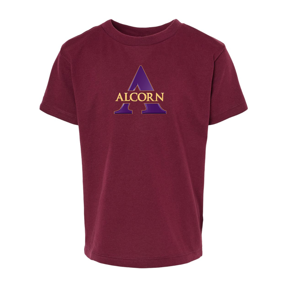 Alcorn State Braves  BELLA  CANVAS Toddler Jersey Tee