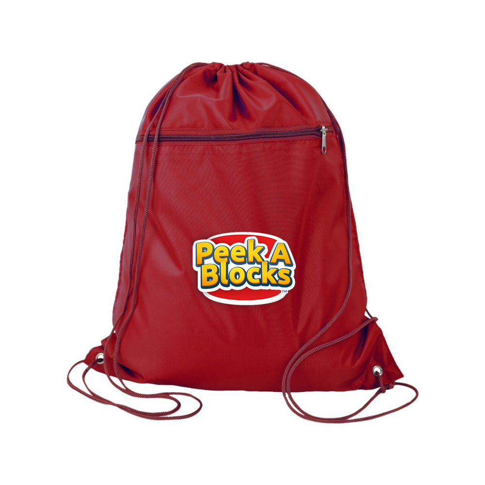 Peek A Blocks Q-Tees - Polyester Cinchpack