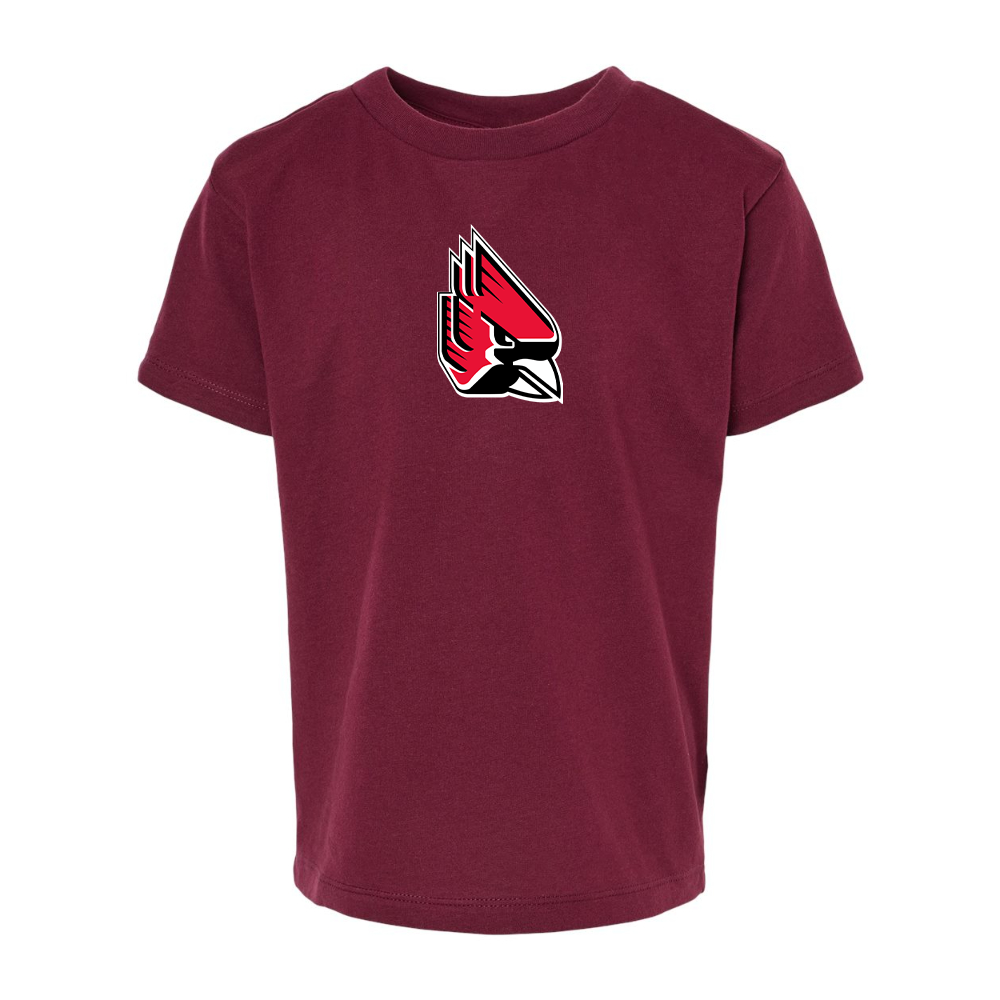 Ball State Cardinals BELLA  CANVAS Toddler Jersey Tee