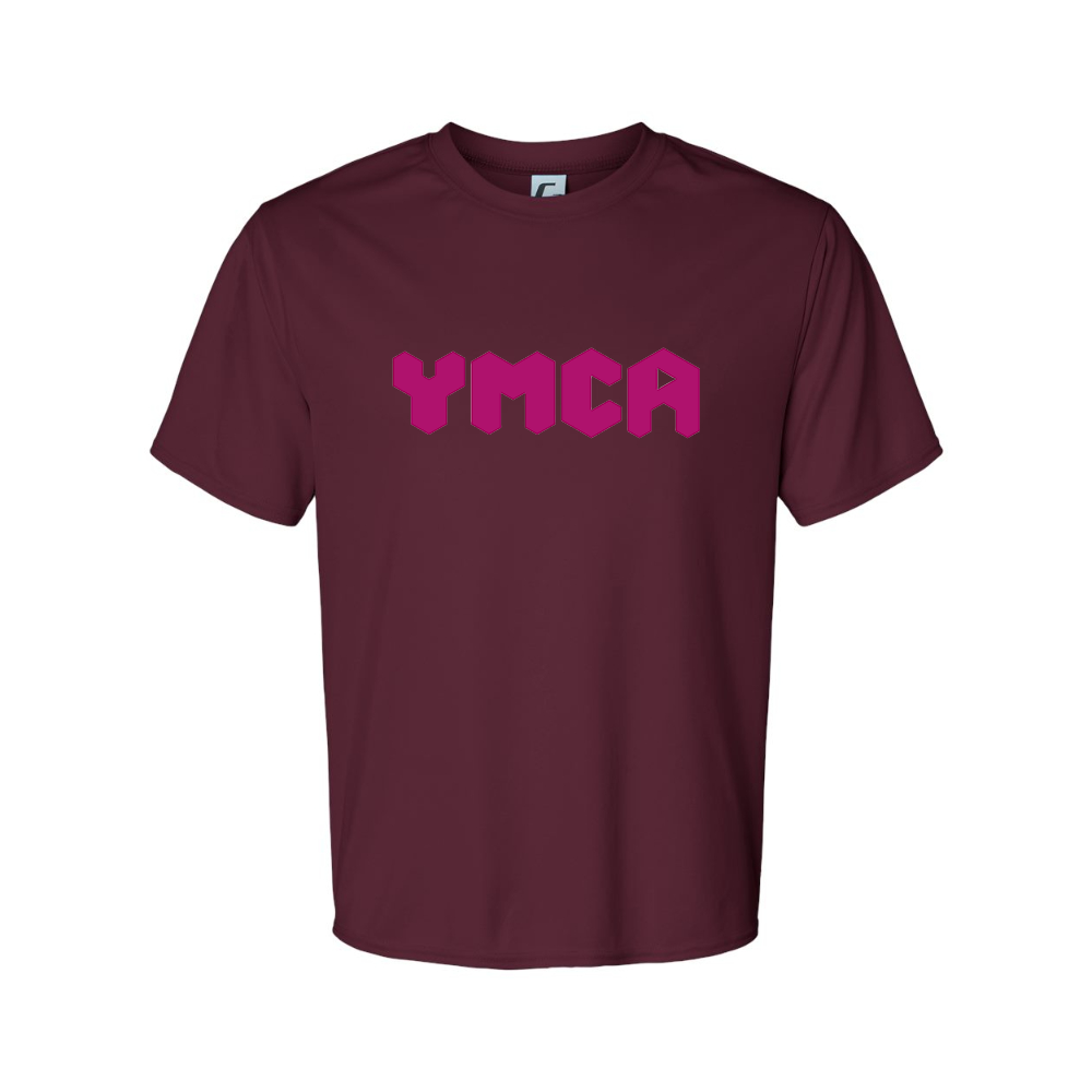 Men's  YMCA Mauve Performance T-Shirt