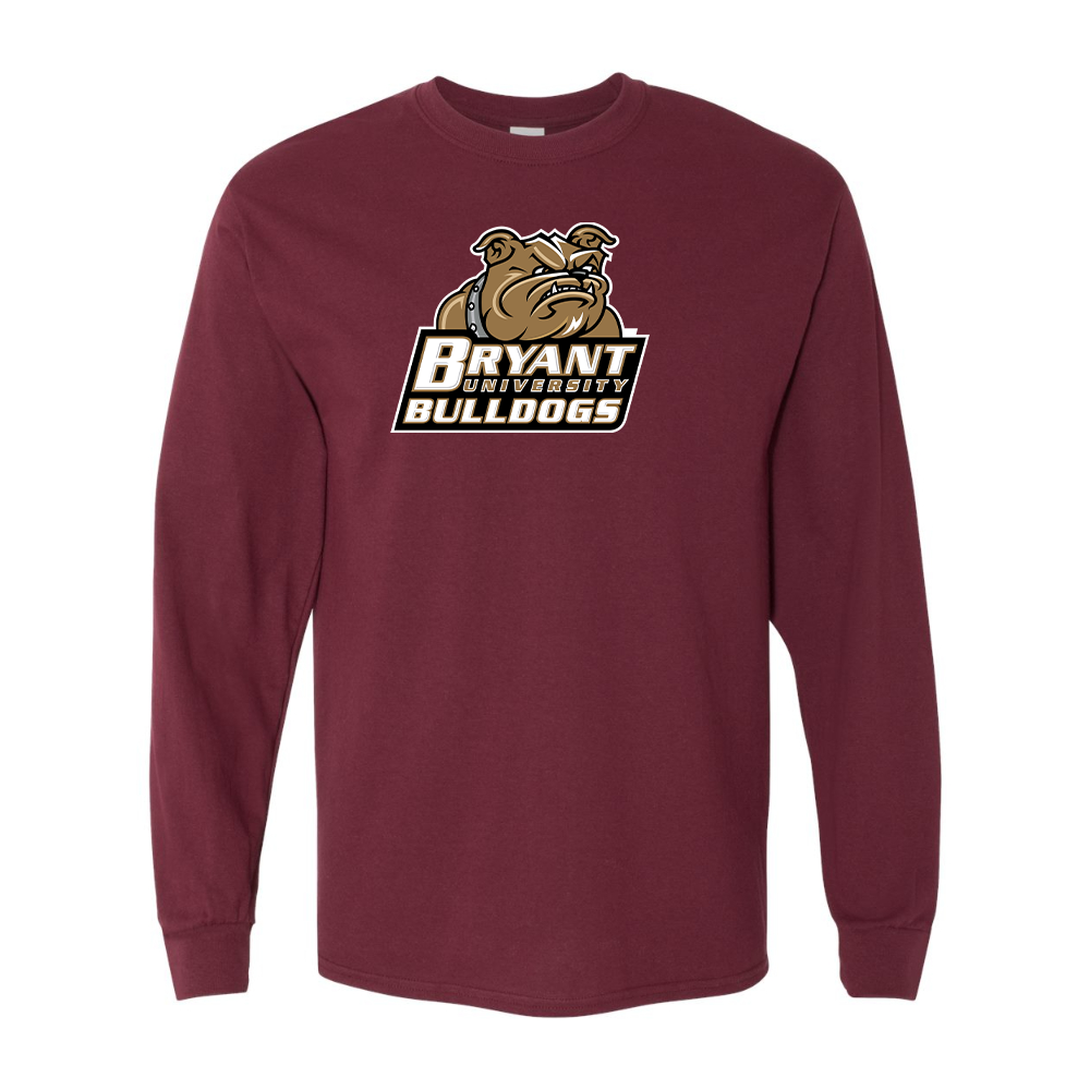 Men's  Bryant Bulldogs  Gildan Heavy Cotton Long Sleeve T-Shirt